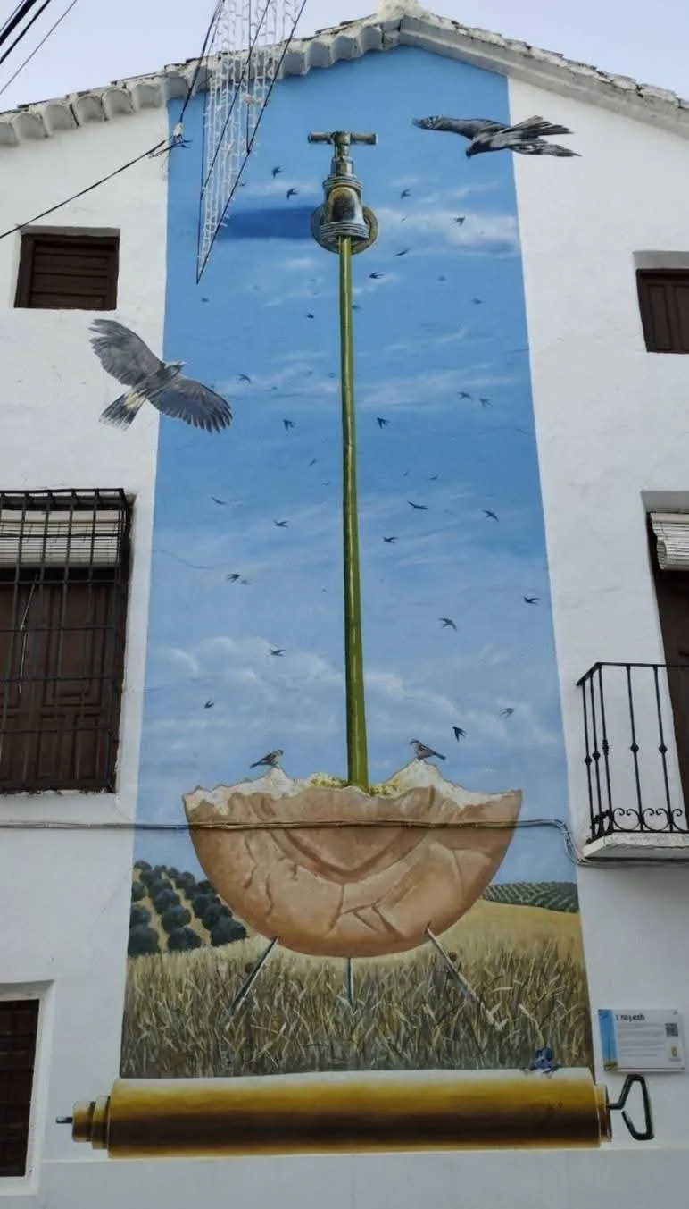 Obra mural de Faustino Castillo en Peal de Becerro
