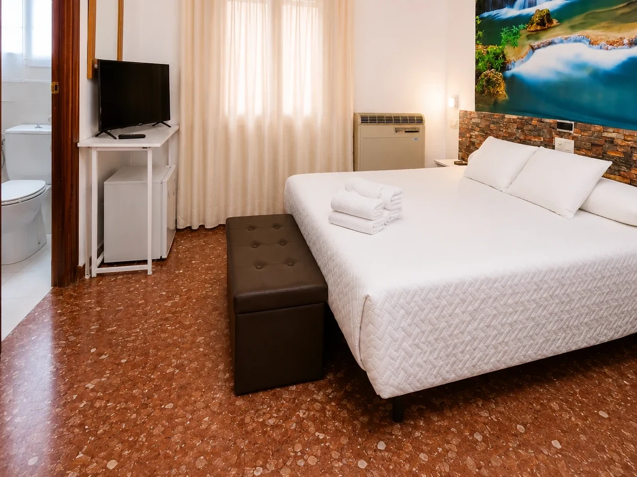 Habitación doble de matrimonio real del Hotel Al-Ándalus Peal