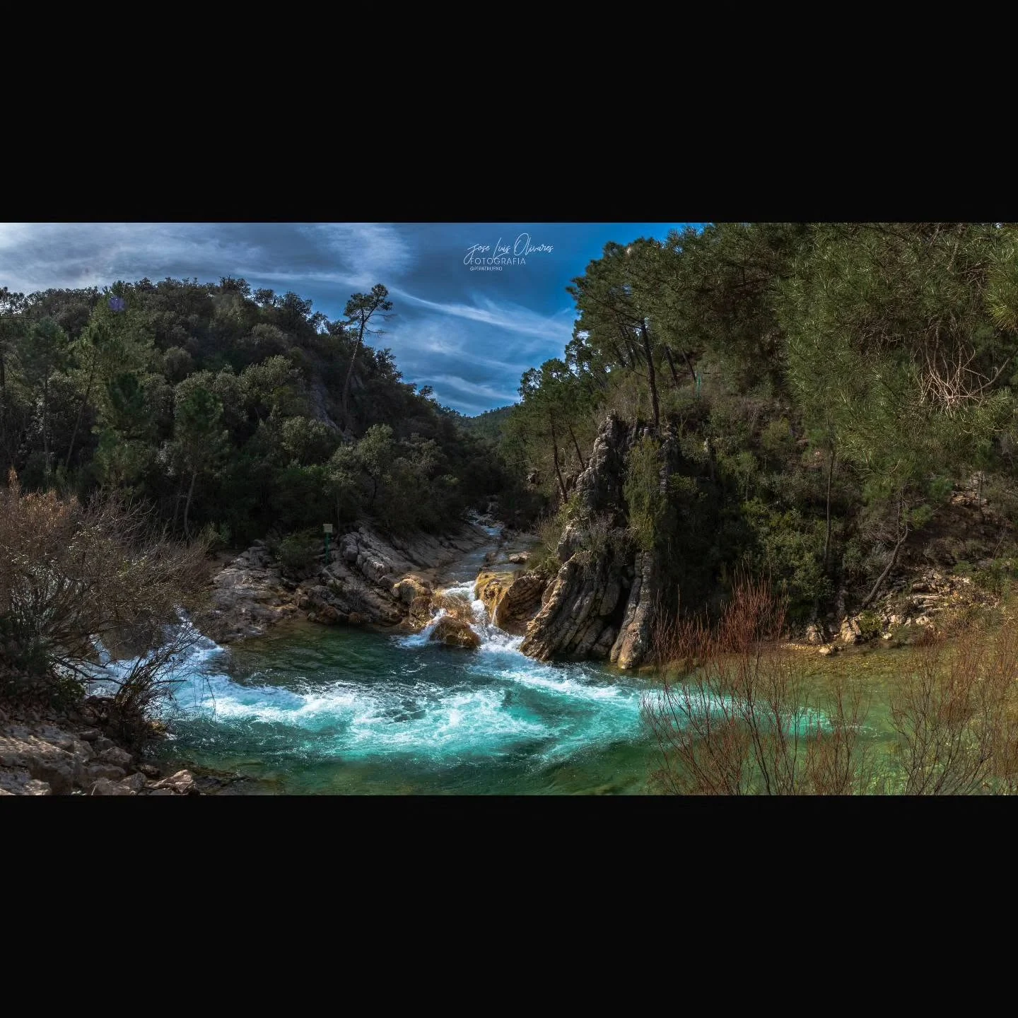 Arroyo de las Truchas desembocando en el Borosa
